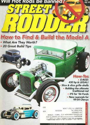 STREET RODDER 2010 DEC - CHECKING OUT GM's E-ROD MILL, CUSTOM GRILLE & SHELL